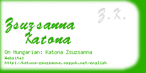 zsuzsanna katona business card